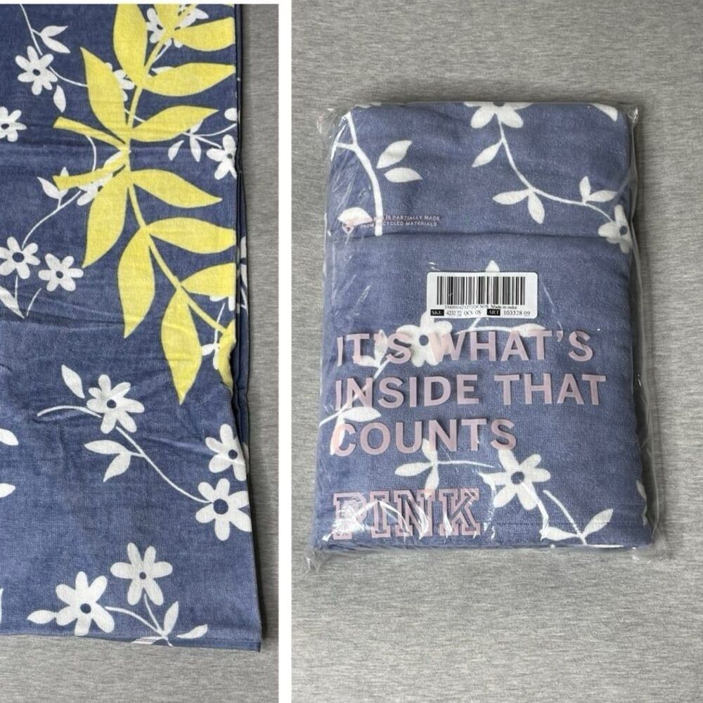 Victoria’s Secret PINK Floral Beach Towel